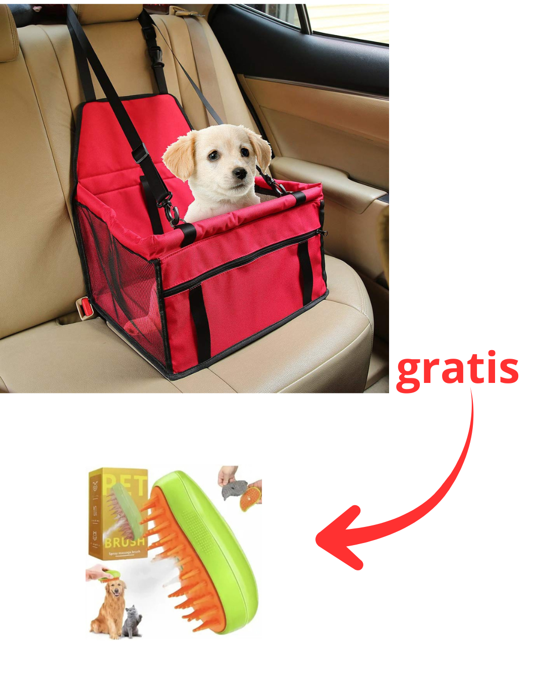cargador de mascota + cepillo vap gratis